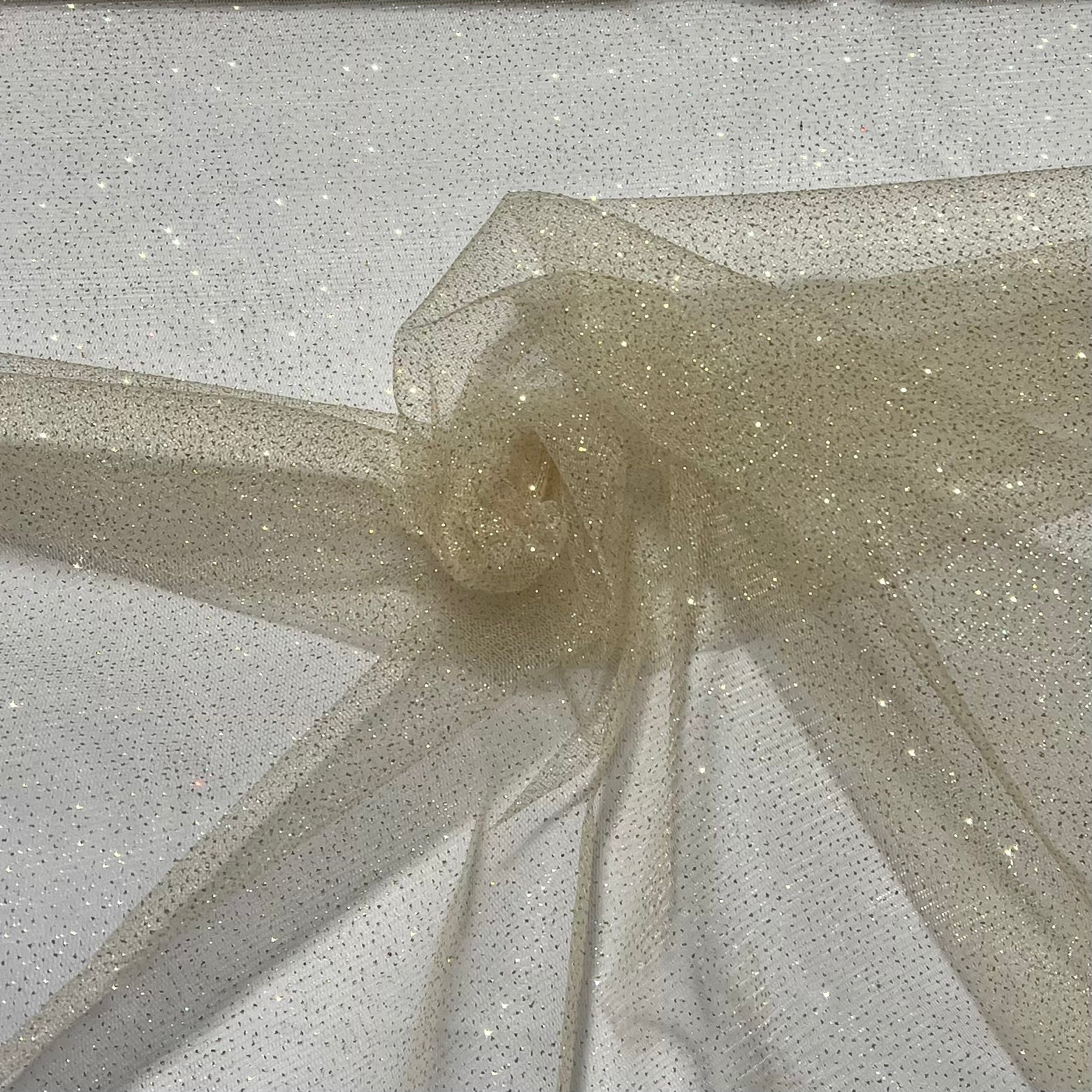glitter tulle fabric for wedding dress Shimmery Glitter Bridal Tulle Fabric for Wholesale
